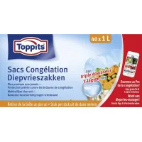 Toppits Diepvrieszakken 1 liter